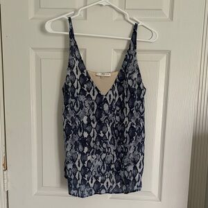 Lavender Brown Snakeskin Tank Top